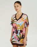 V Neck Mesh Tee - Wonderland by Summi Summi