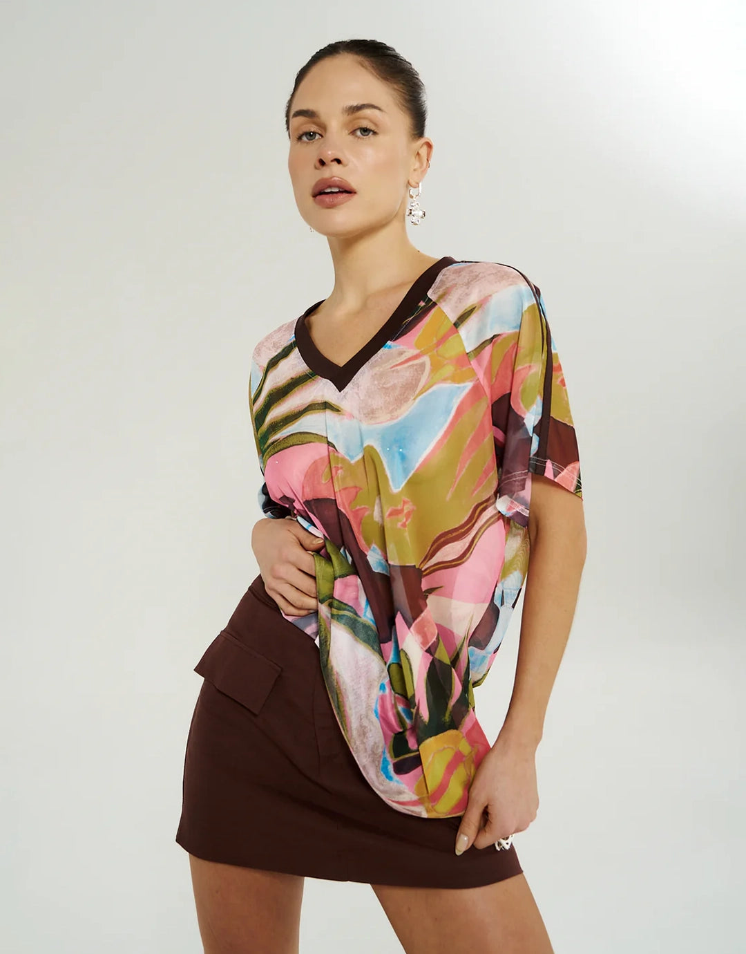 Skort - Chocolate by Summi Summi - view 5