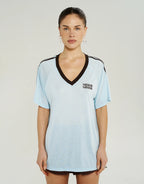 V Neck Jersey Tee - Ice by Summi Summi