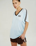 V Neck Jersey Tee - Ice by Summi Summi - view 6