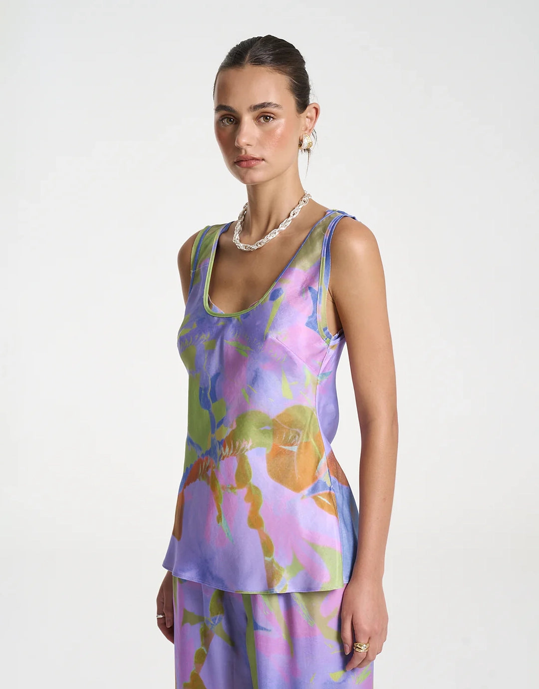 Scoop Neck Cami - Bananas