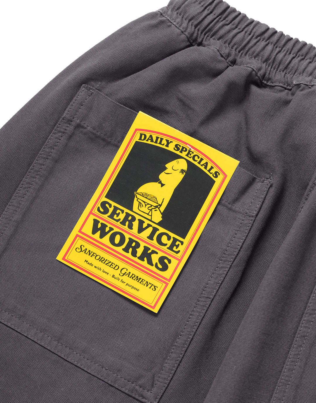 Canvas Chef Pant - Grey