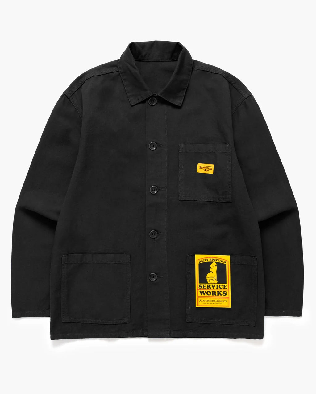 Canvas Chore Shirt - Black
