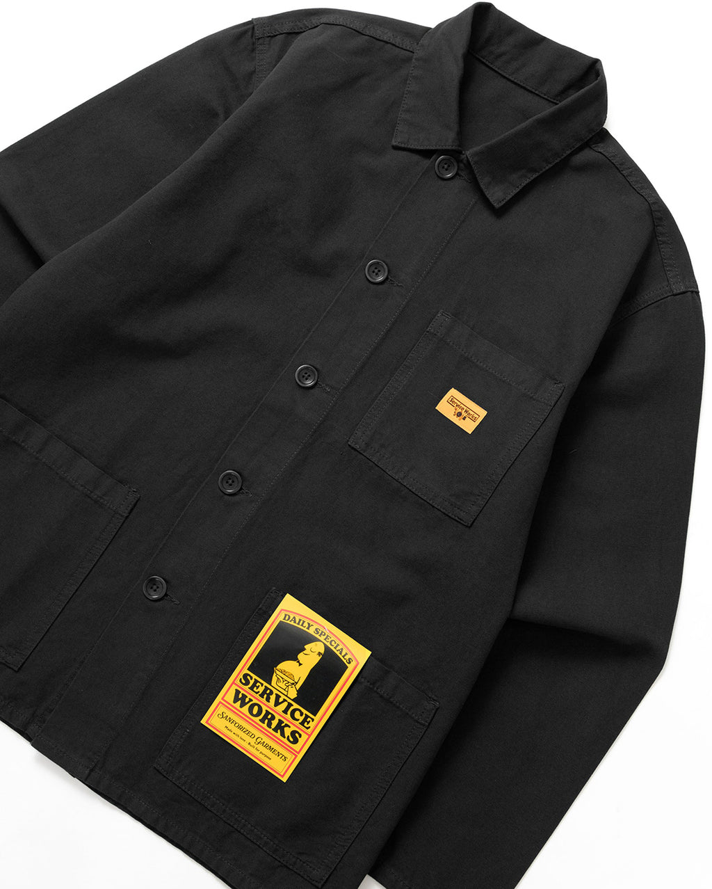 Canvas Chore Shirt - Black