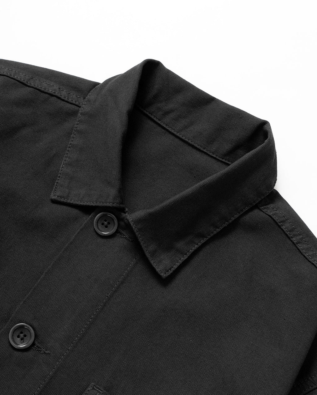 Canvas Chore Shirt - Black