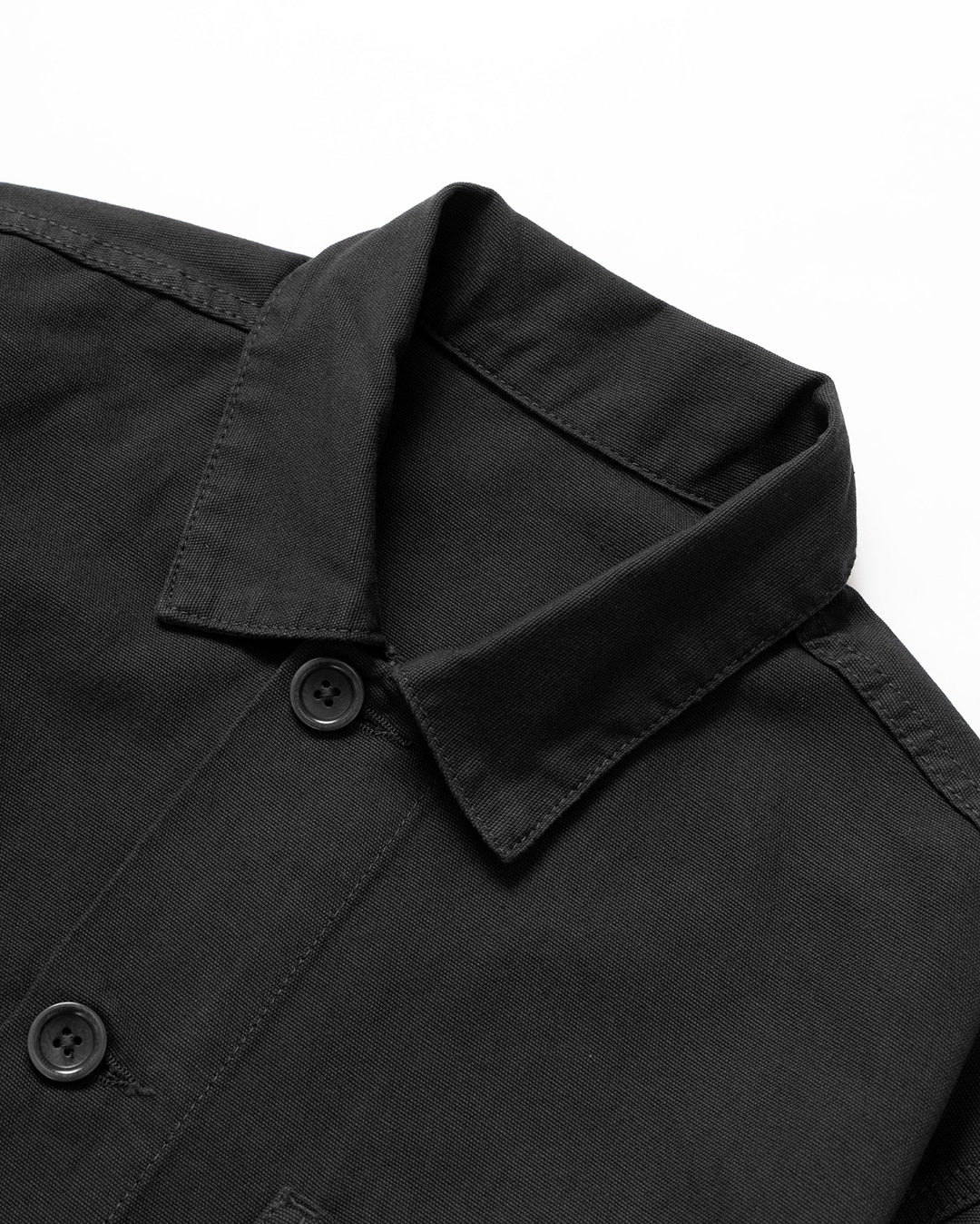 Canvas Chore Shirt - Black