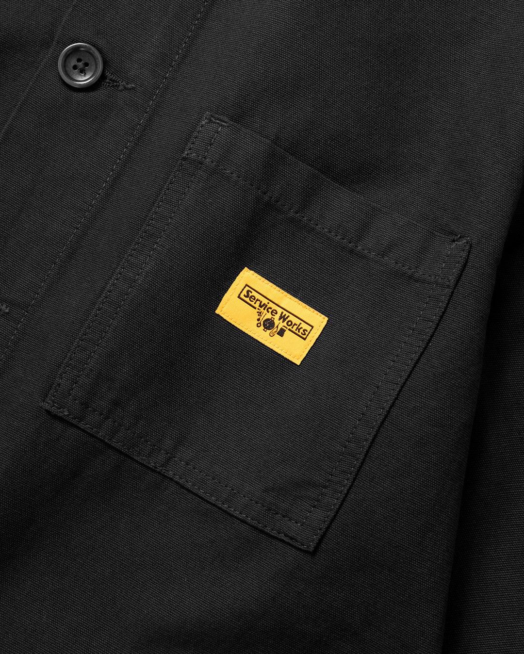 Canvas Chore Shirt - Black