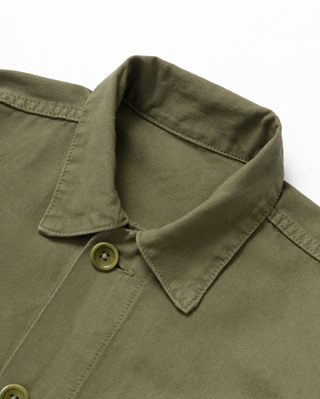 Canvas Chore Shirt - Olive
