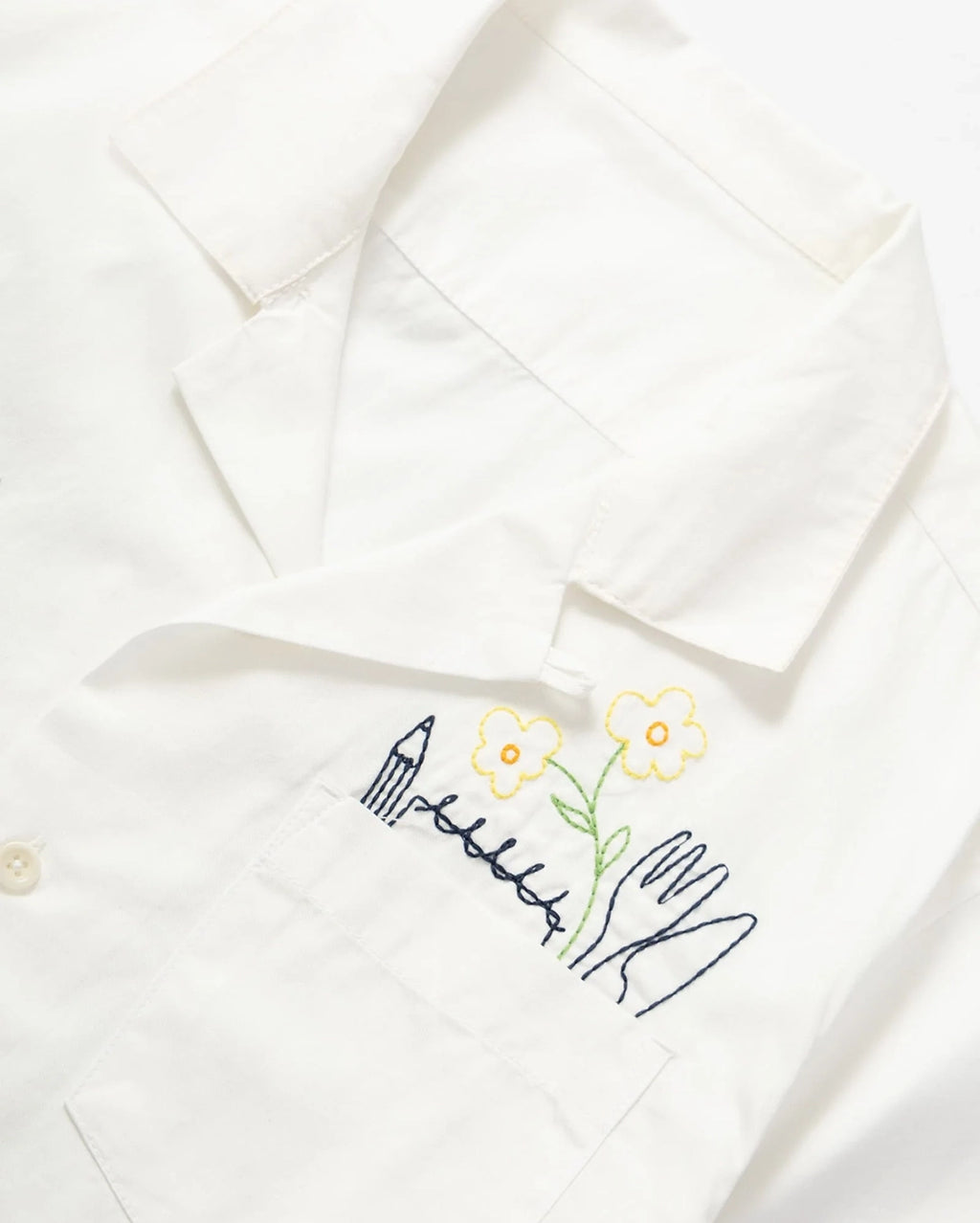 Light Twill Necessities Short Sleeve Shirt - Off White