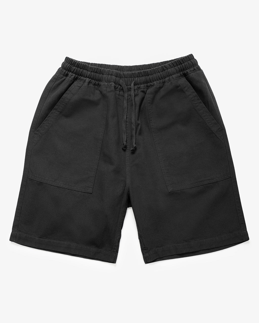 Classic Canvas Chef Shorts - Black