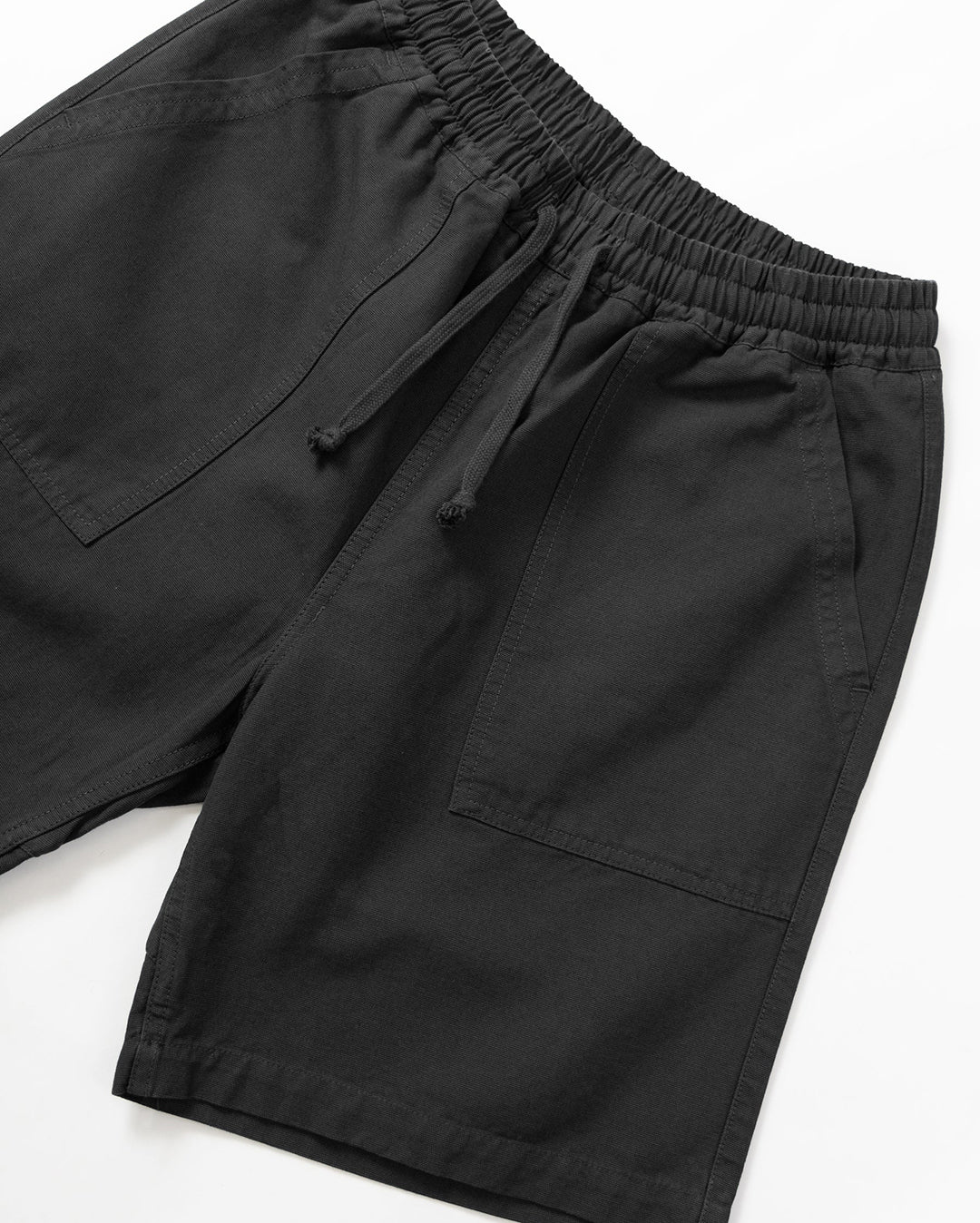 Classic Canvas Chef Shorts - Black