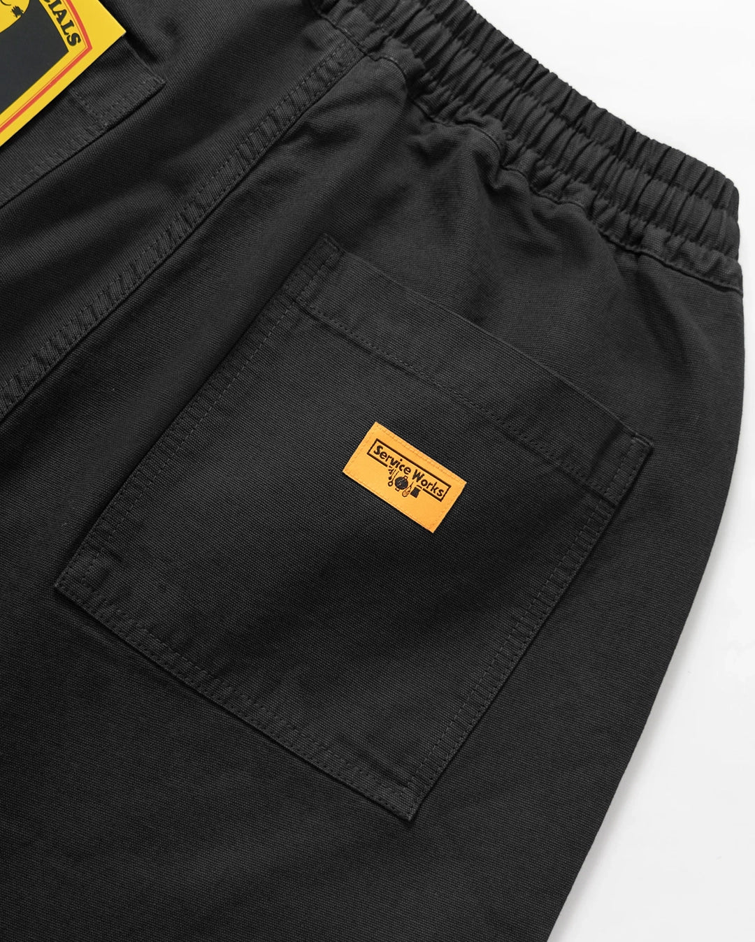 Classic Canvas Chef Shorts - Black