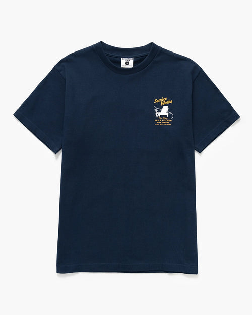 Bar + Kitchen T-Shirt - Navy by Service Works