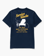 Bar + Kitchen T-Shirt - Navy by Service Works - view 2