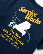 Bar + Kitchen T-Shirt - Navy by Service Works - view 6