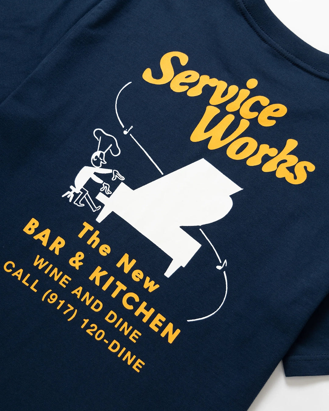 Bar + Kitchen T-Shirt - Navy