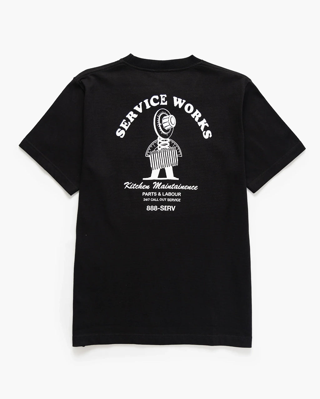 Maintenance T-Shirt - Black by Service Works - view 2