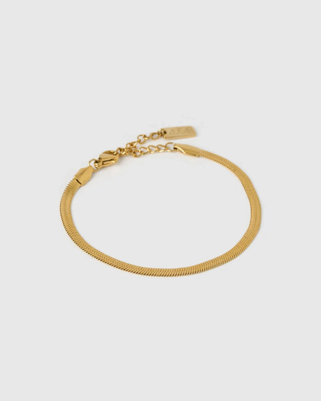 Sylvia Gold Snake Chain Bracelet by Arms of Eve - view 5