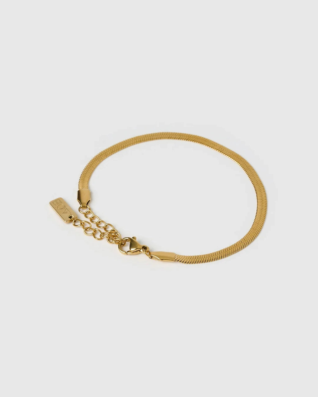 Sylvia Gold Snake Chain Bracelet by Arms of Eve - view 6