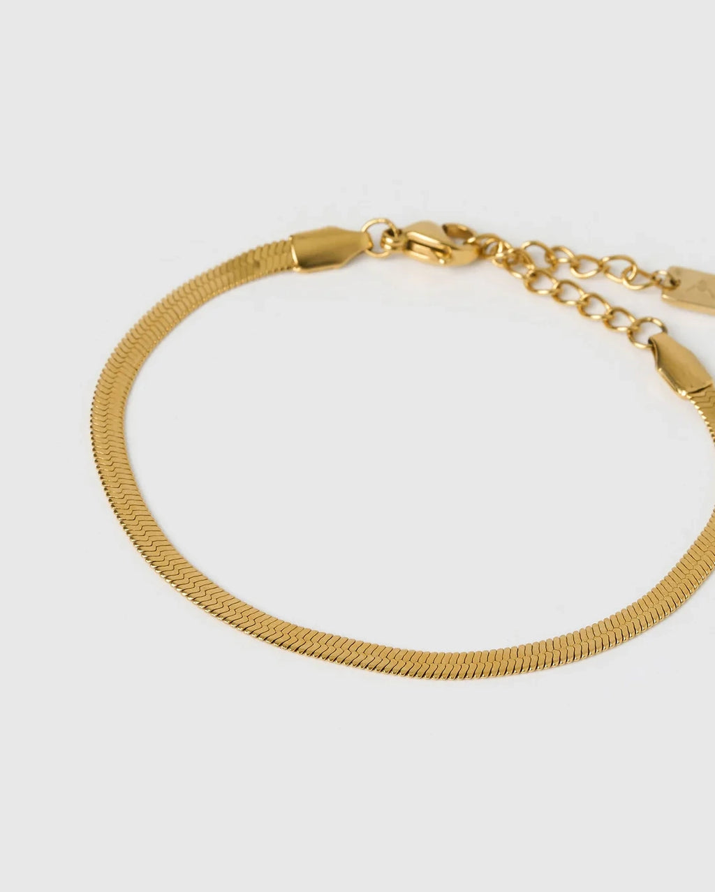 Sylvia Gold Snake Chain Bracelet by Arms of Eve - view 7