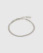 Sylvia Silver Snake Chain Bracelet by Arms of Eve - view 3