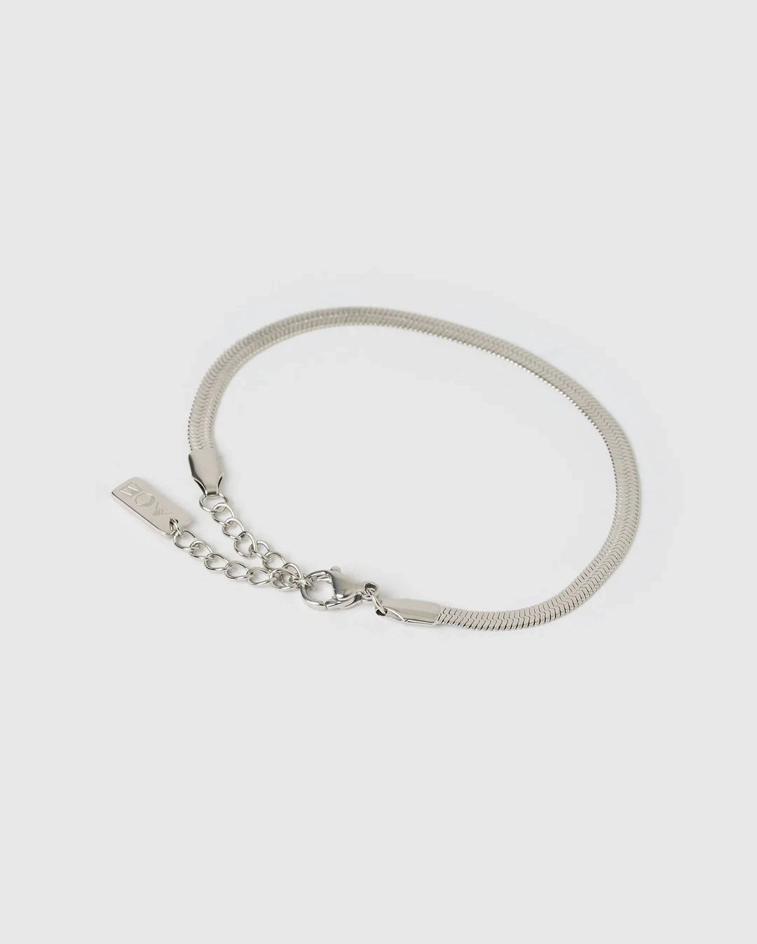 Sylvia Silver Snake Chain Bracelet by Arms of Eve - view 4