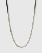 Sylvia Snake Chain Necklace - Silver by Arms of Eve - view 6