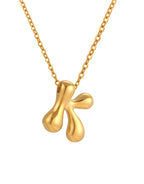 Cloud Letter Pendant - Gold by Walt - view 13