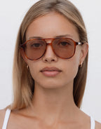 Scout Sunglasses - Chestnut by Lu Goldie - view 2