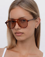Scout Sunglasses - Chestnut by Lu Goldie - view 4