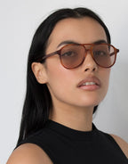 Scout Sunglasses - Chestnut by Lu Goldie - view 5