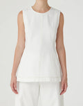 Lucille Top - White by Nobody Denim