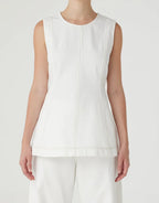 Lucille Top - White by Nobody Denim