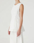 Lucille Top - White by Nobody Denim - view 3