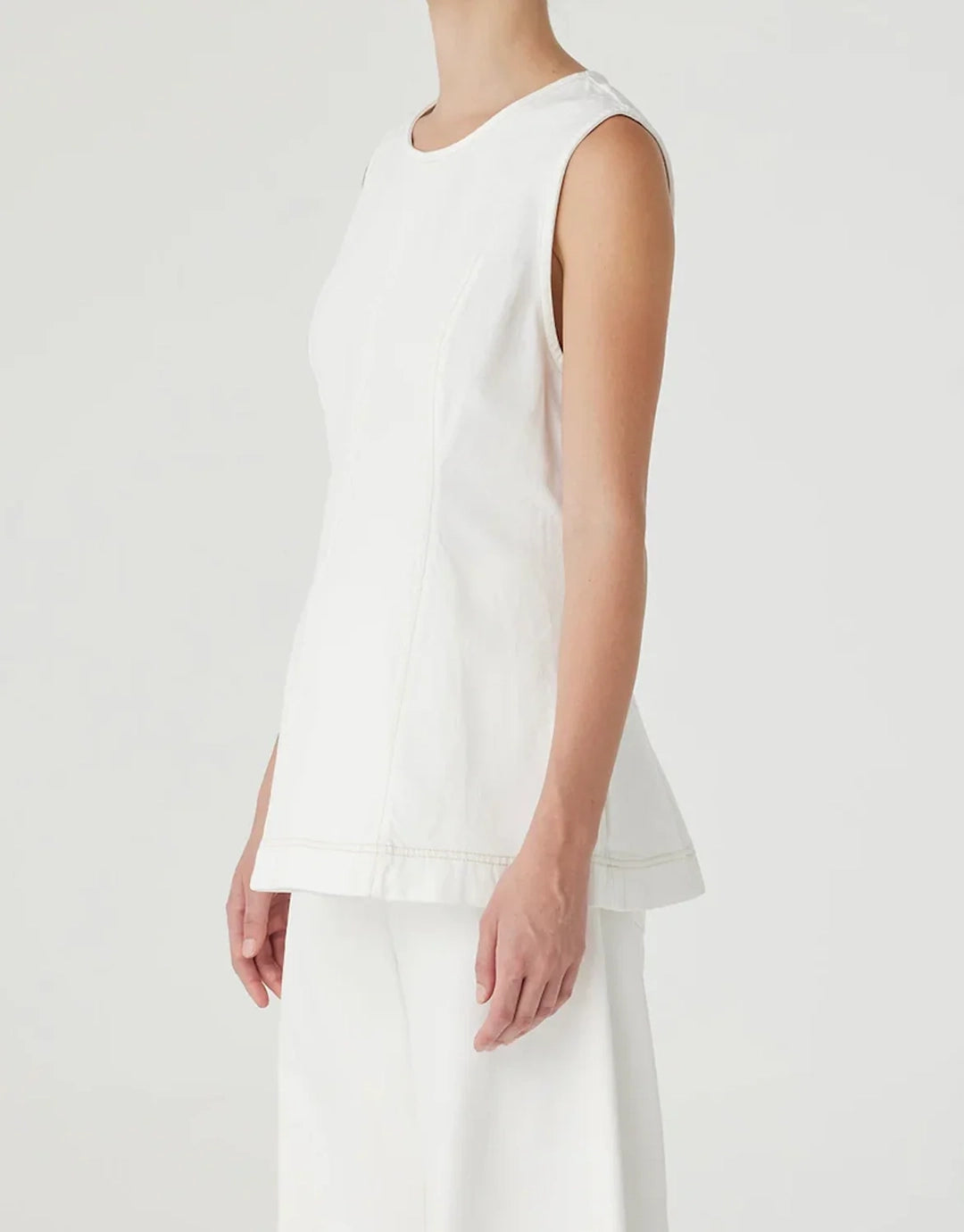 Lucille Top - White by Nobody Denim - view 3