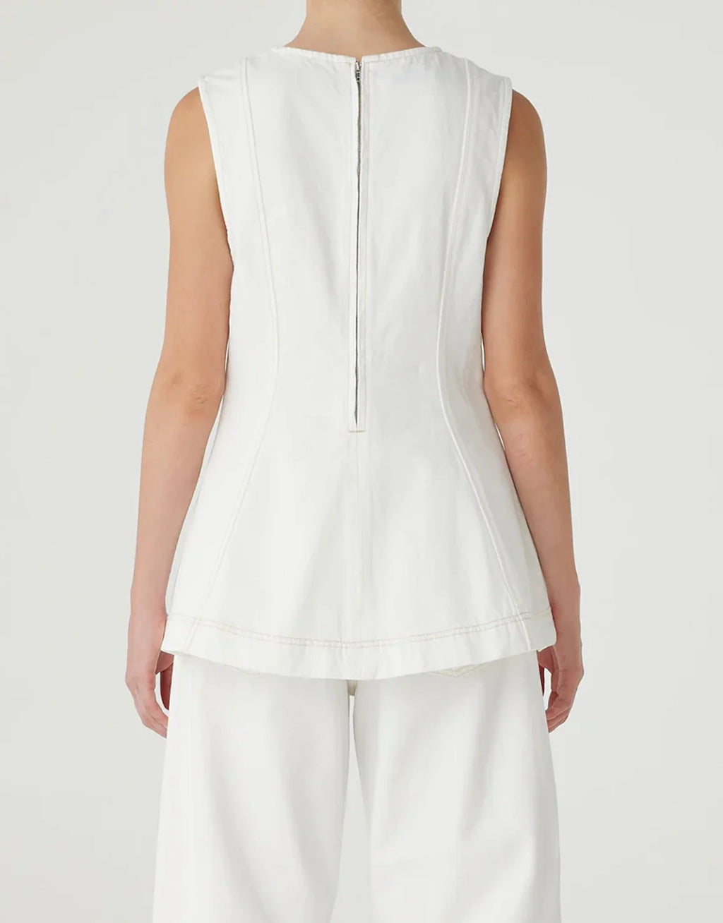Lucille Top - White by Nobody Denim - view 4