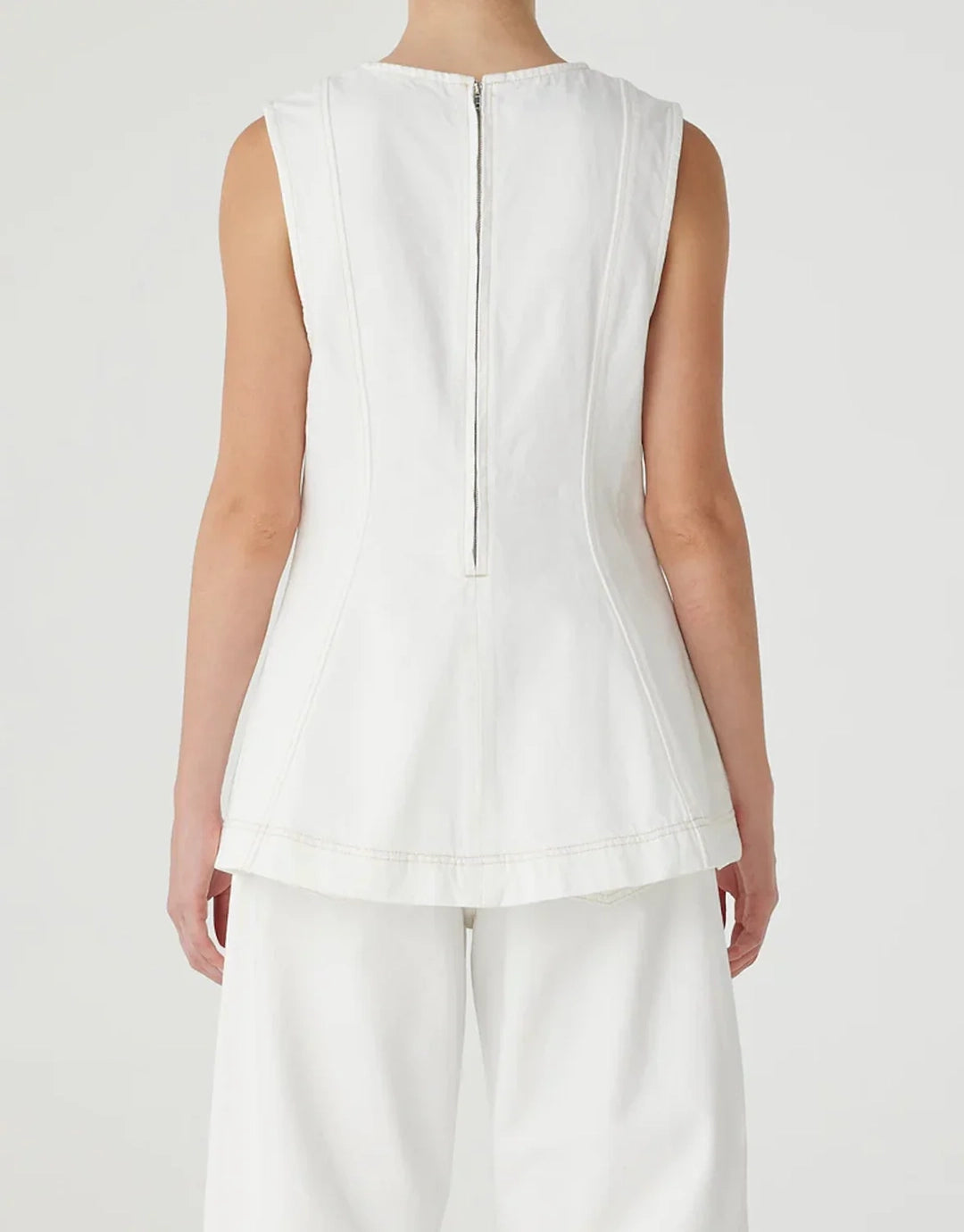 Lucille Top - White by Nobody Denim - view 4
