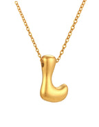 Cloud Letter Pendant - Gold by Walt - view 14