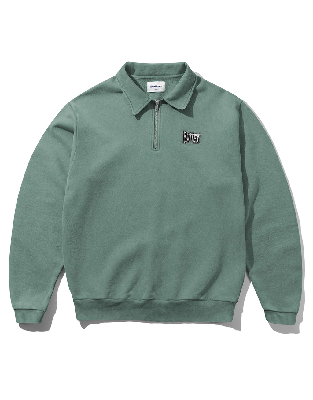 Sketch Quarter Zip Sweater - Sage by Butter Goods