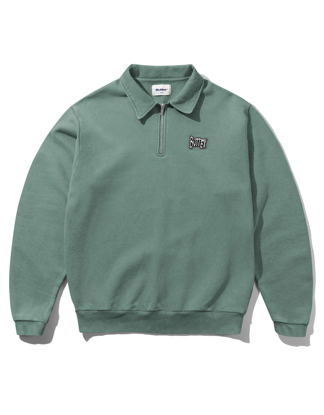 Sketch Quarter Zip Sweater - Sage by Butter Goods