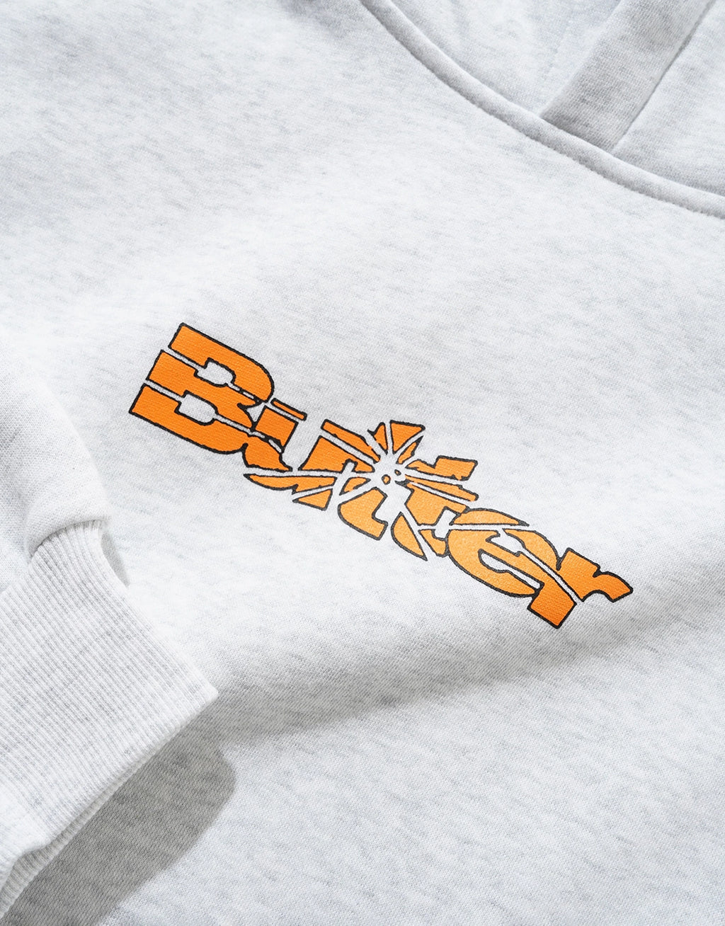 Smashed Logo Pullover Hood - Ash by Butter Goods - view 3