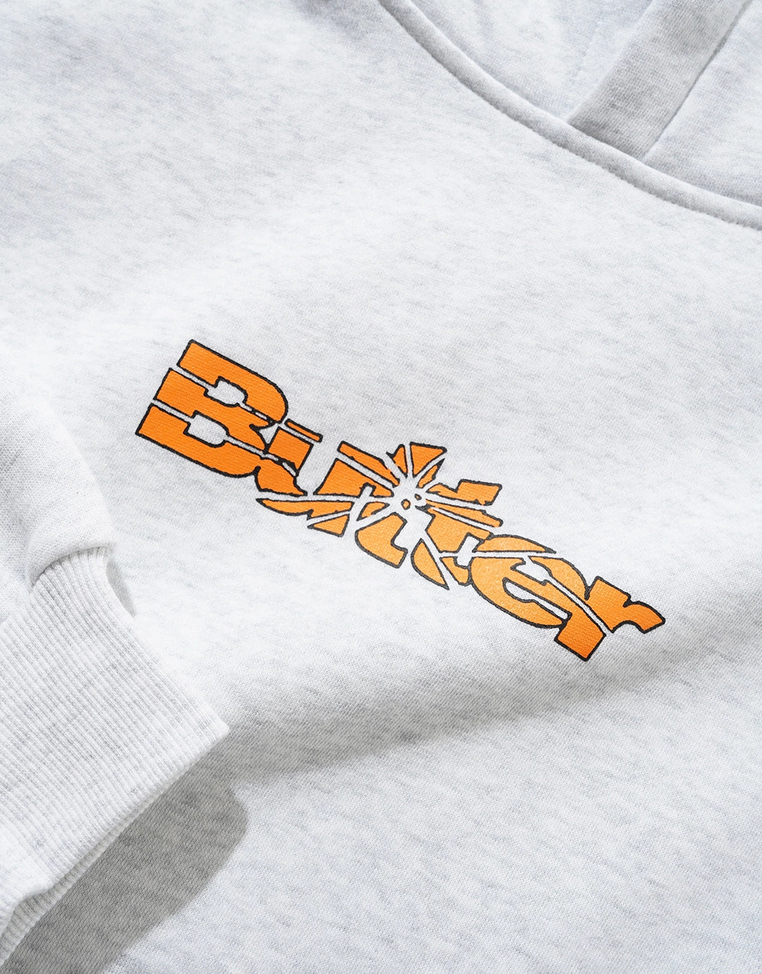 Smashed Logo Pullover Hood - Ash by Butter Goods - view 3