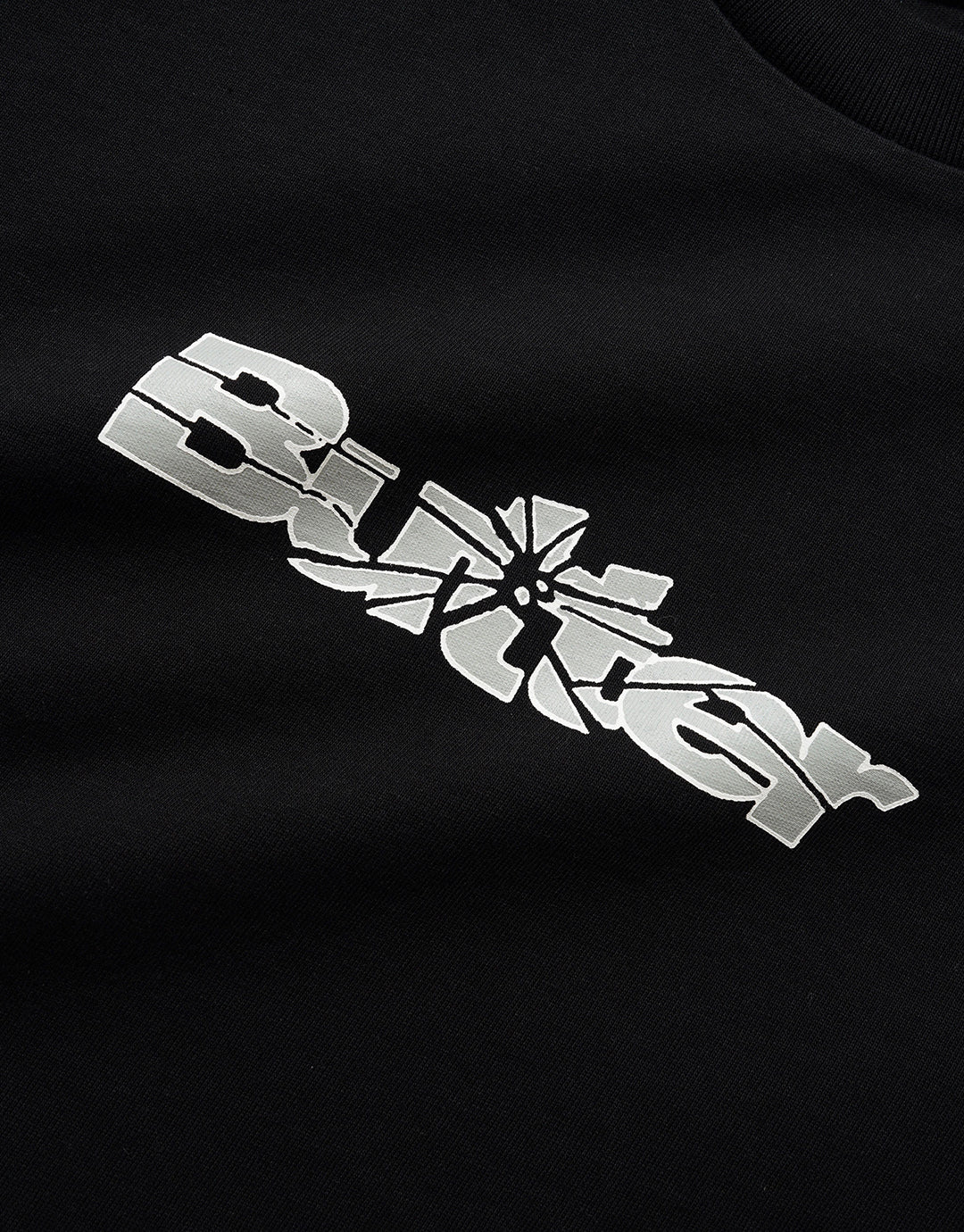 Smashed Logo T-Shirt - Black by Butter Goods - view 2