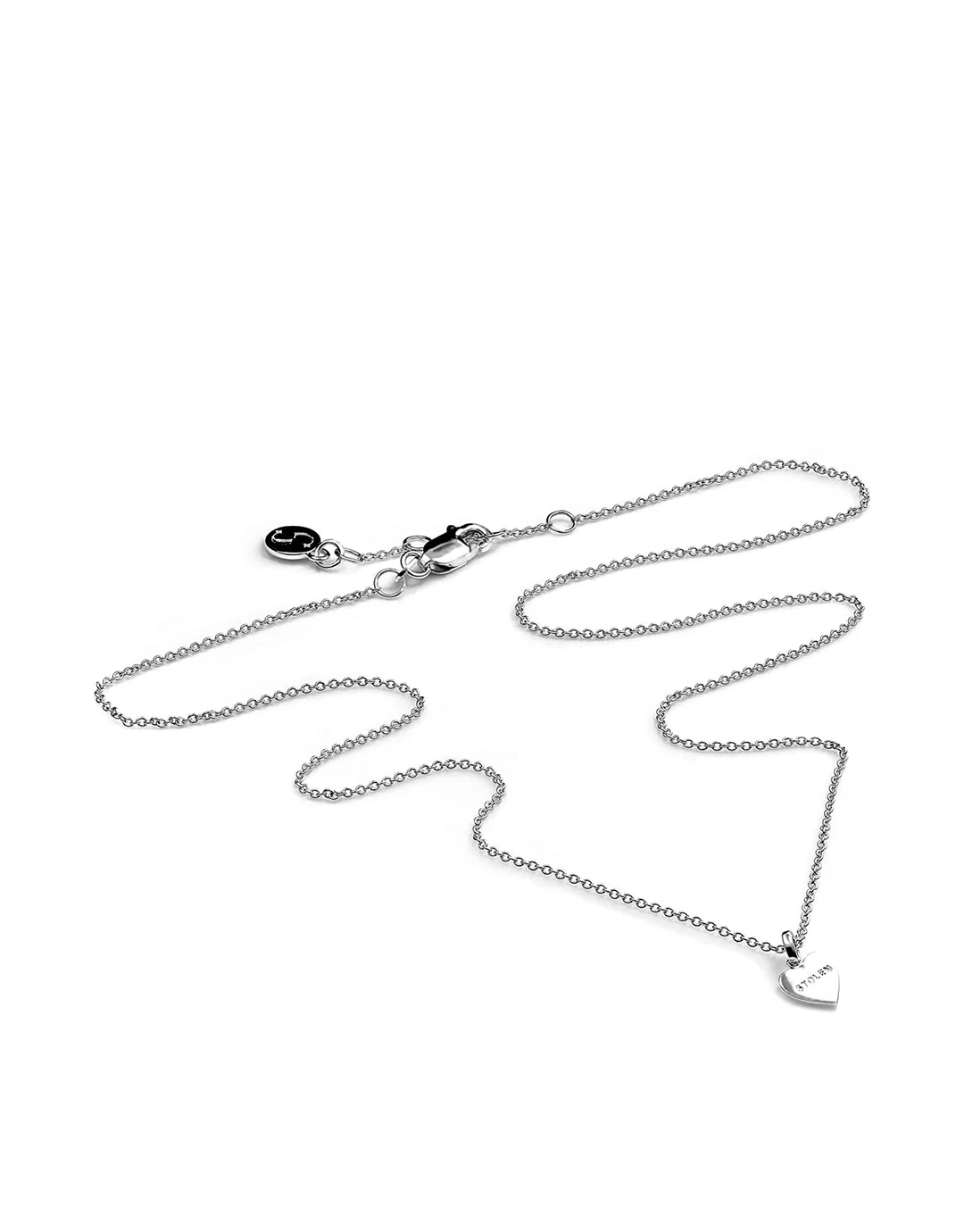 Stolen Heart Necklace - Silver