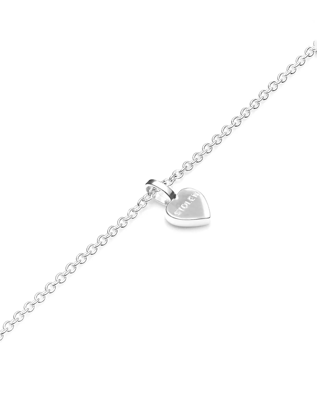 Stolen Heart Necklace - Silver