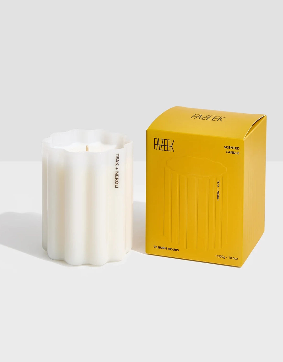 Wave Candle - Teak & Neroli