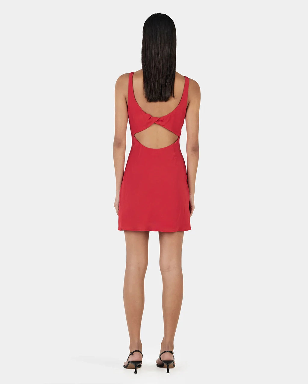 Tori Mini Dress - Ruby Red