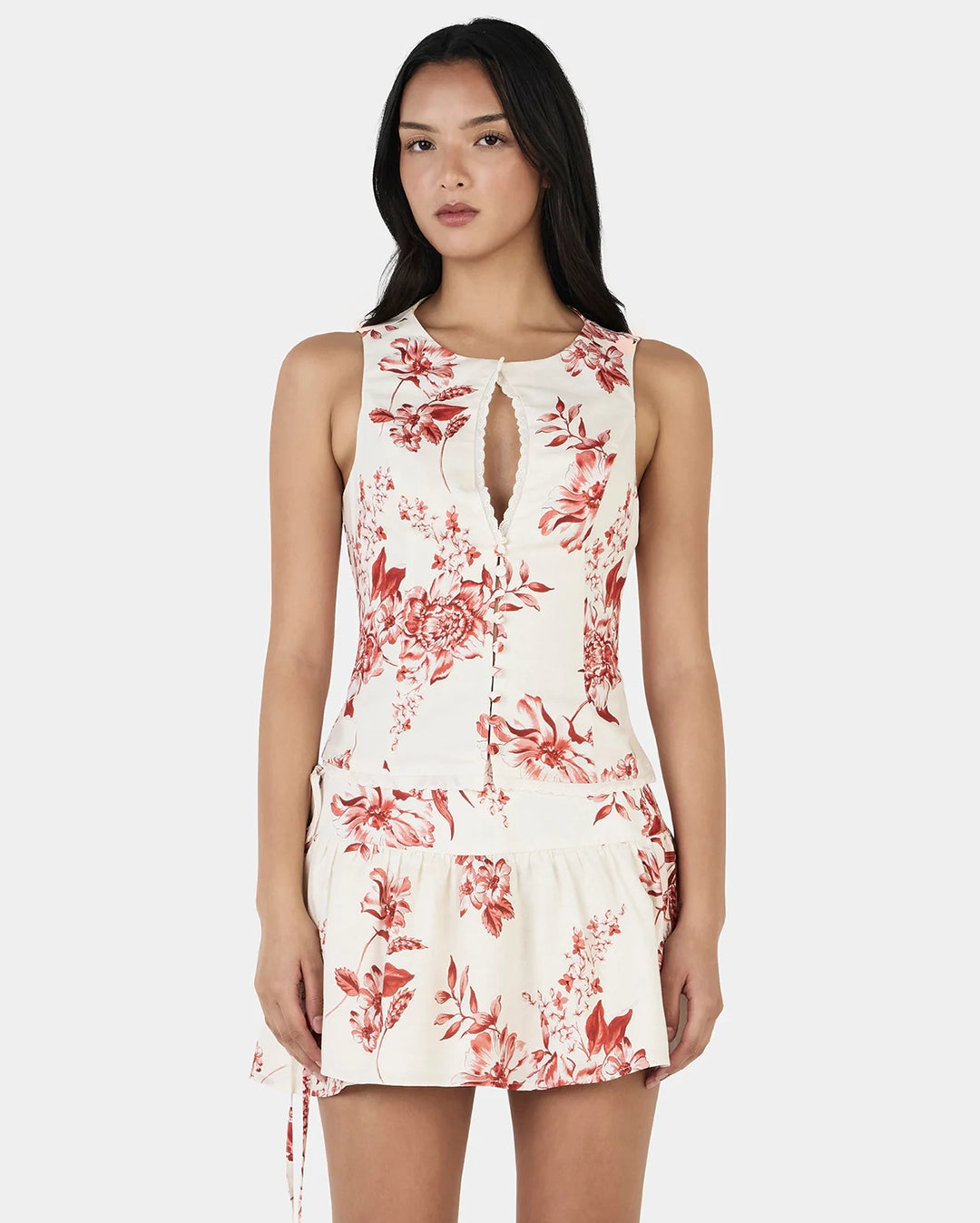 Tulisa Top - Holiday Floral