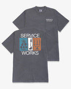 Nourish Pocket T-Shirt - Charcoal by Service Works - view 2