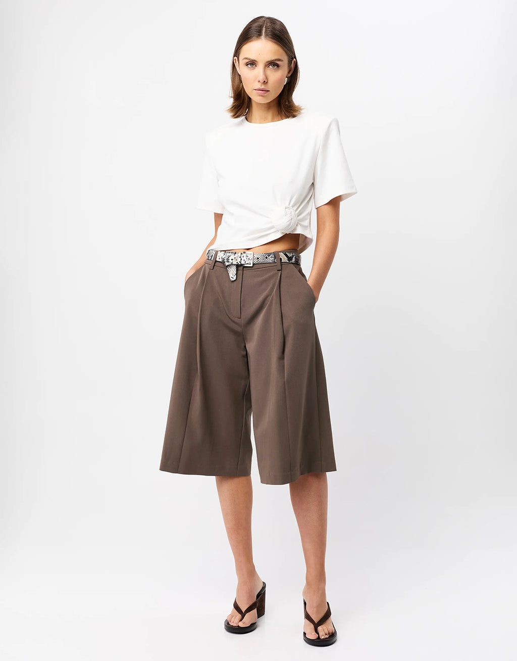 Tied & True Top - White by Mossman - view 3